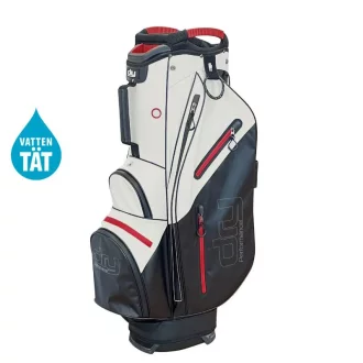 Vagnbag – Dry Performance Waterproof Cartbag 9″ Grey/Navy/Red