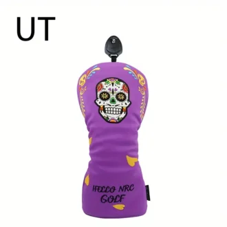 Headcover Dödskalle Lila / Hybrid