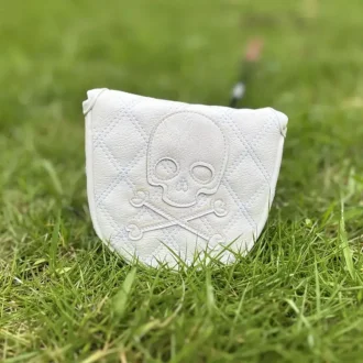Headcover Dödskalle Vit / Mallet Putter