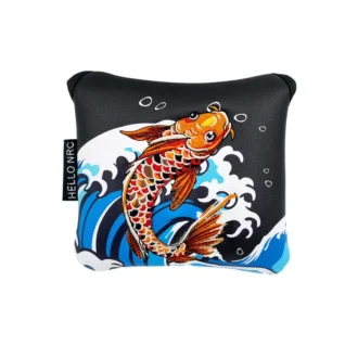 Headcover Koi Fisk Svart / Mallet Putter