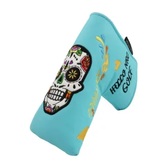 Headcover Dödskalle Turquoise / Putter