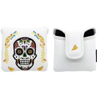 Headcover Dödskalle Vit / Mallet Putter