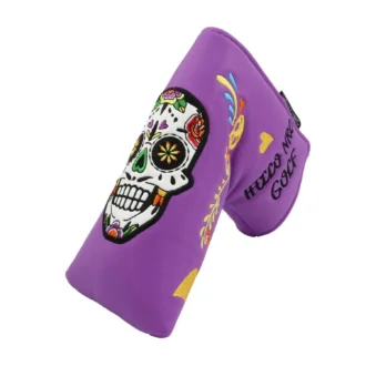 Headcover Dödskalle Lila / Putter
