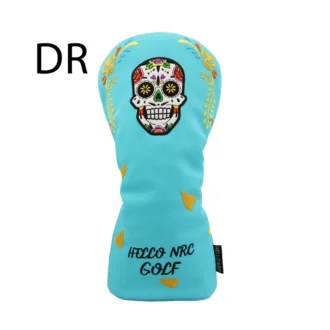 Headcover Dödskalle Turquoise / Driver